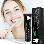 All-in-One Natural Cavity Repair & Breath Freshening Bamboo Charcoal Toothpaste for Plaque Stains, Relieve Gums, and Decay Toothache
